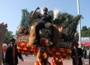 Pembukaan Program Tarkam Kemenpora di Nganjuk Berlangsung Meriah