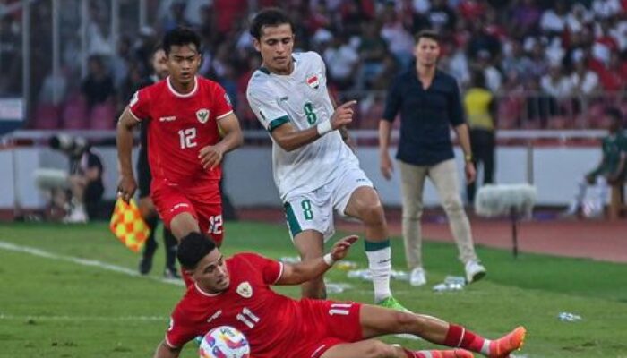 Timnas Indonesia Kalah 2-0 atas Iraq