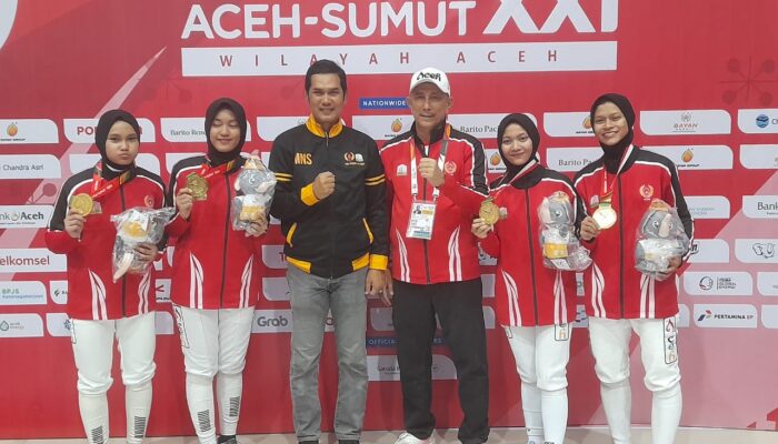 Tuan Rumah Aceh jadi Juara Umum Cabor Anggar PON XXI