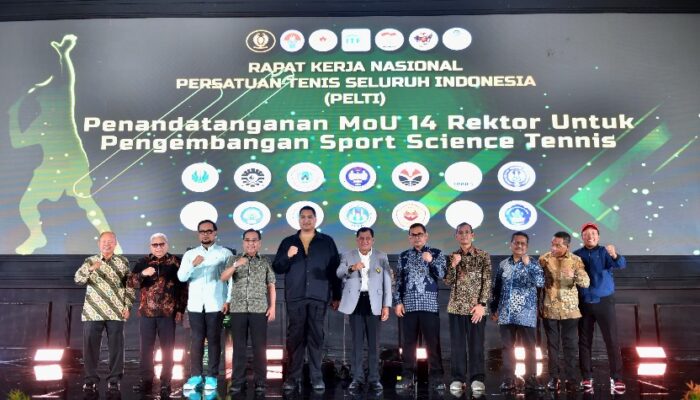 Menpora Dito Hadiri Rakernas PP Pelti, Dorong Peningkatan Prestasi Tenis Indonesia