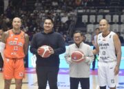 Menpora Dito Hadiri Laga Pembukaan IBL Gopay Season 2025 di Jakarta