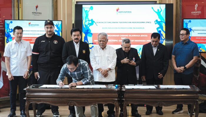 Kemenpora Serahkan Dana Fasilitasi Pelatnas Sebesar Rp 210 Miliar Menuju SEA Games 2025