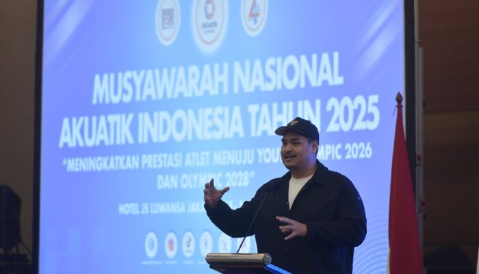 Menpora Dito Resmi Buka Munas PB Akuatik Indonesia 2025, Fokus Menuju Olimpiade