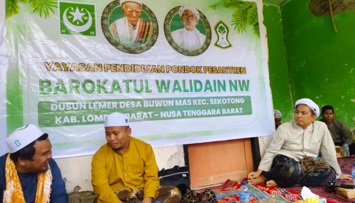Ahbab al Shulatiyyah Dukung Pengembangan Pendidikan Ponpes Barokatul Walidain di Sekotong