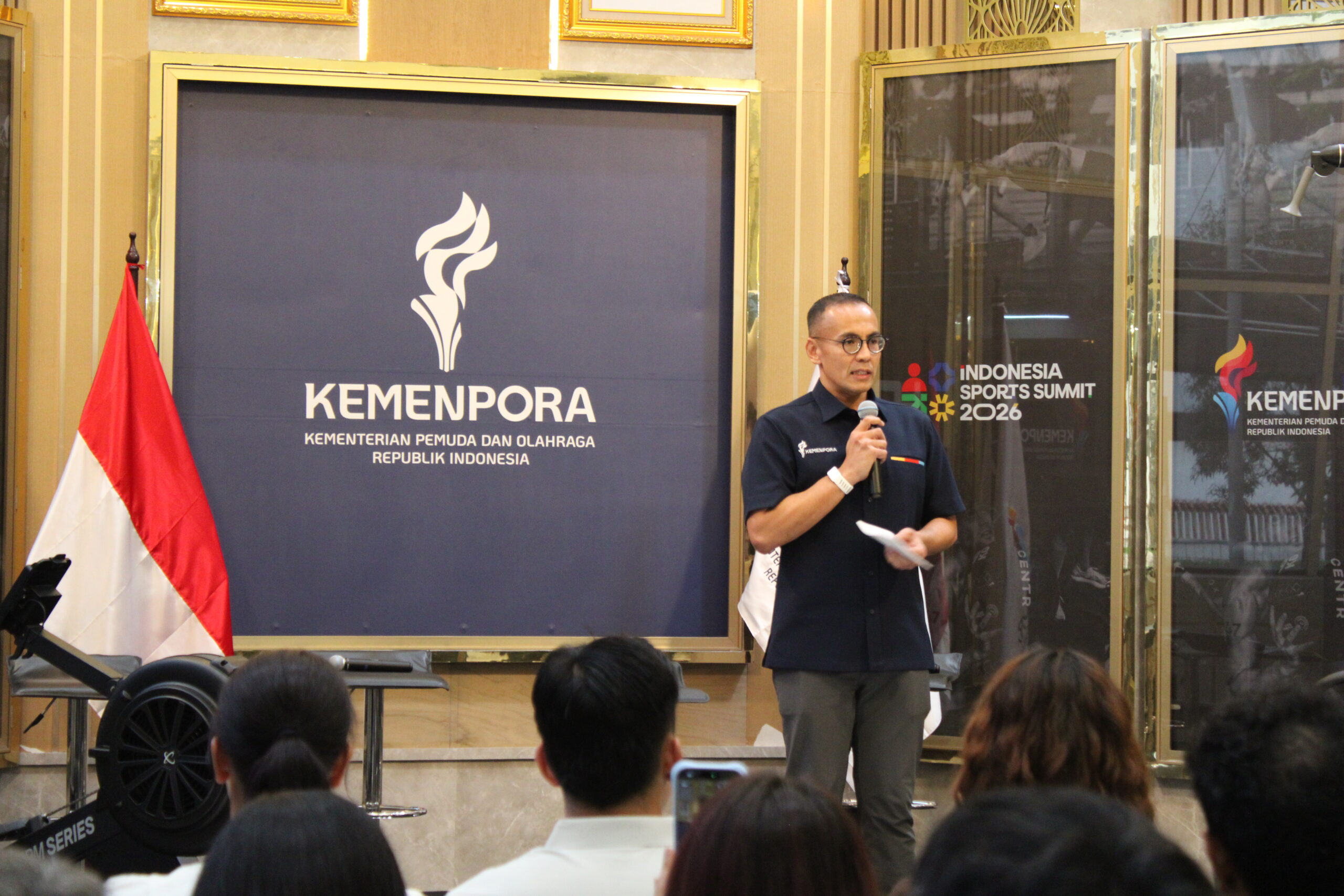 Deputi Bidang Pengembangan Industri Olahraga Kemenpora RI, Teuku Arlan Perkasa Lukman