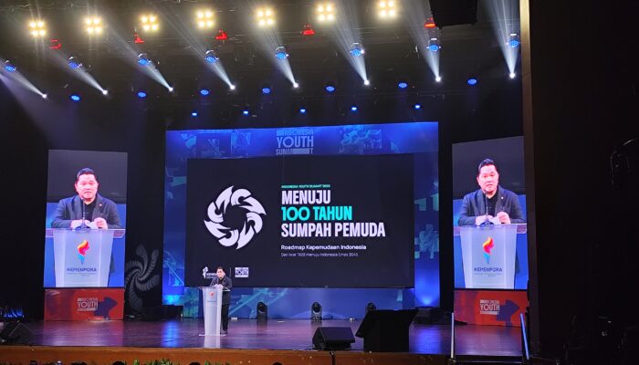 Menpora Erick Thohir Dorong Anak Muda Jadi Penggerak Masa Depan Indonesia.