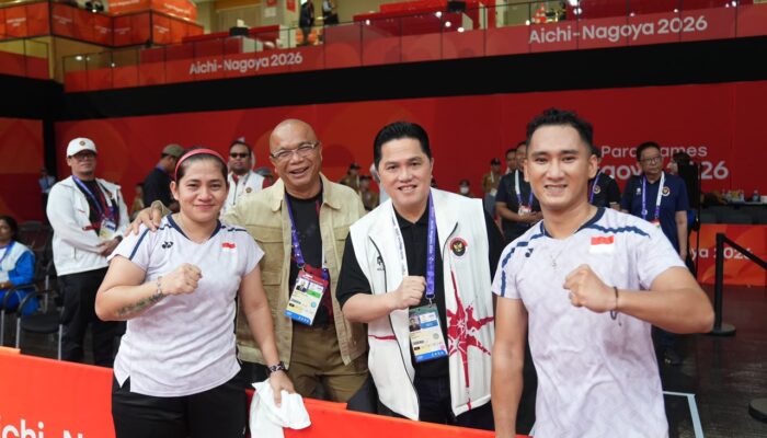 Indonesia Koleksi 10 Emas Asian Para Games 2026, Menpora Erick Thohir Dampingi Langsung Perjuangan Atlet